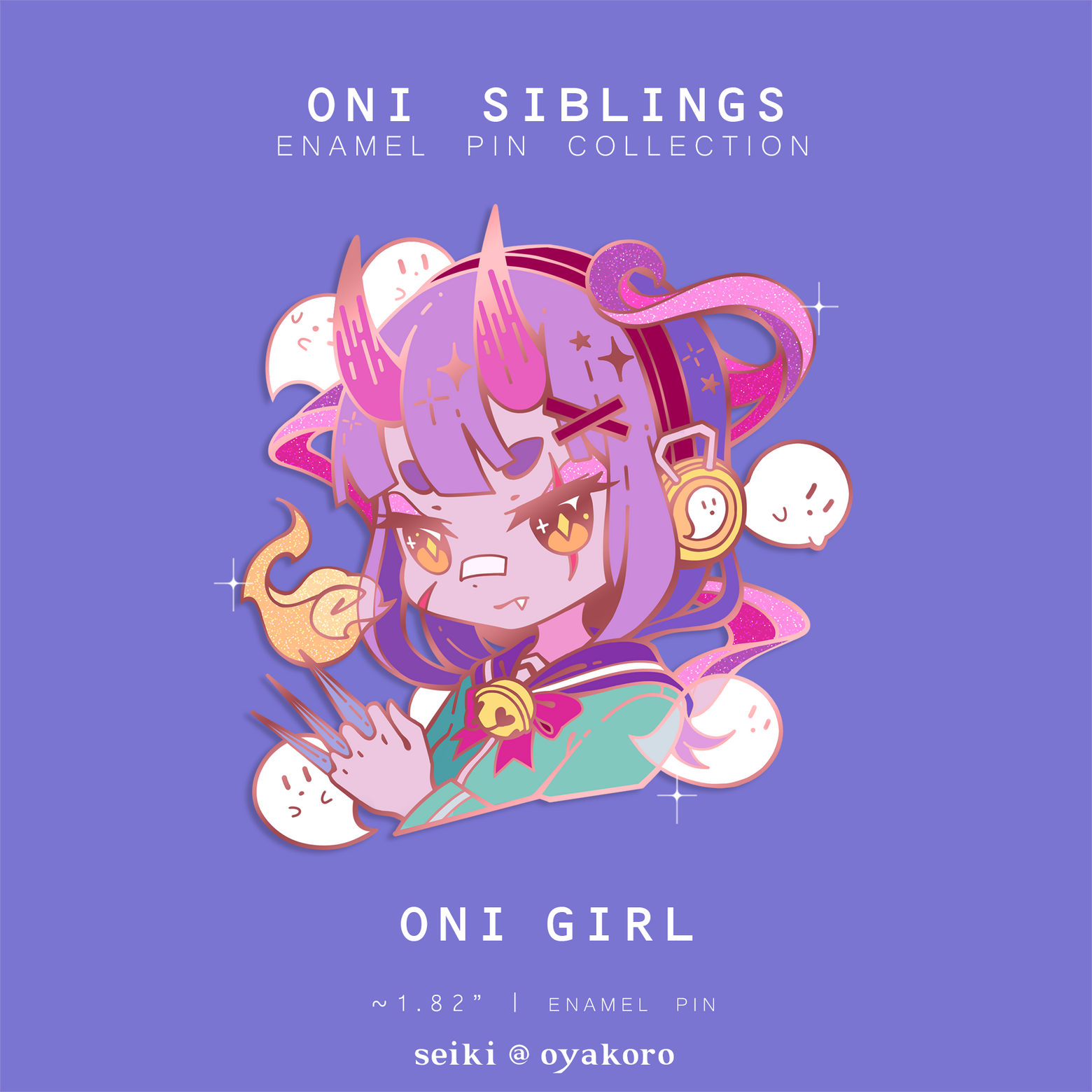 Oni Siblings Pin: Oni Girl Oni Siblings Pin: Oni Girl