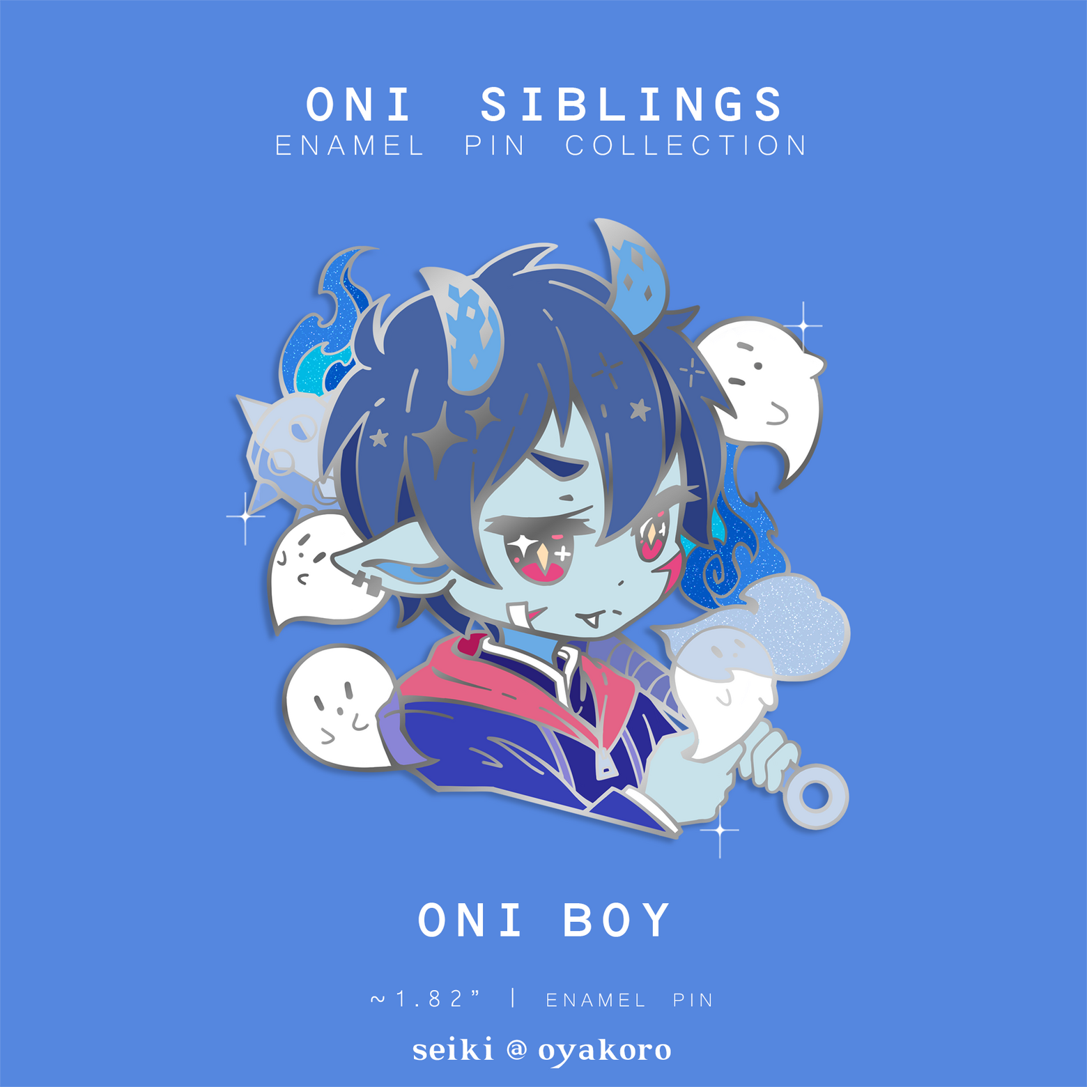 Oni Siblings Pin: Oni Boy Oni Siblings Pin: Oni Boy