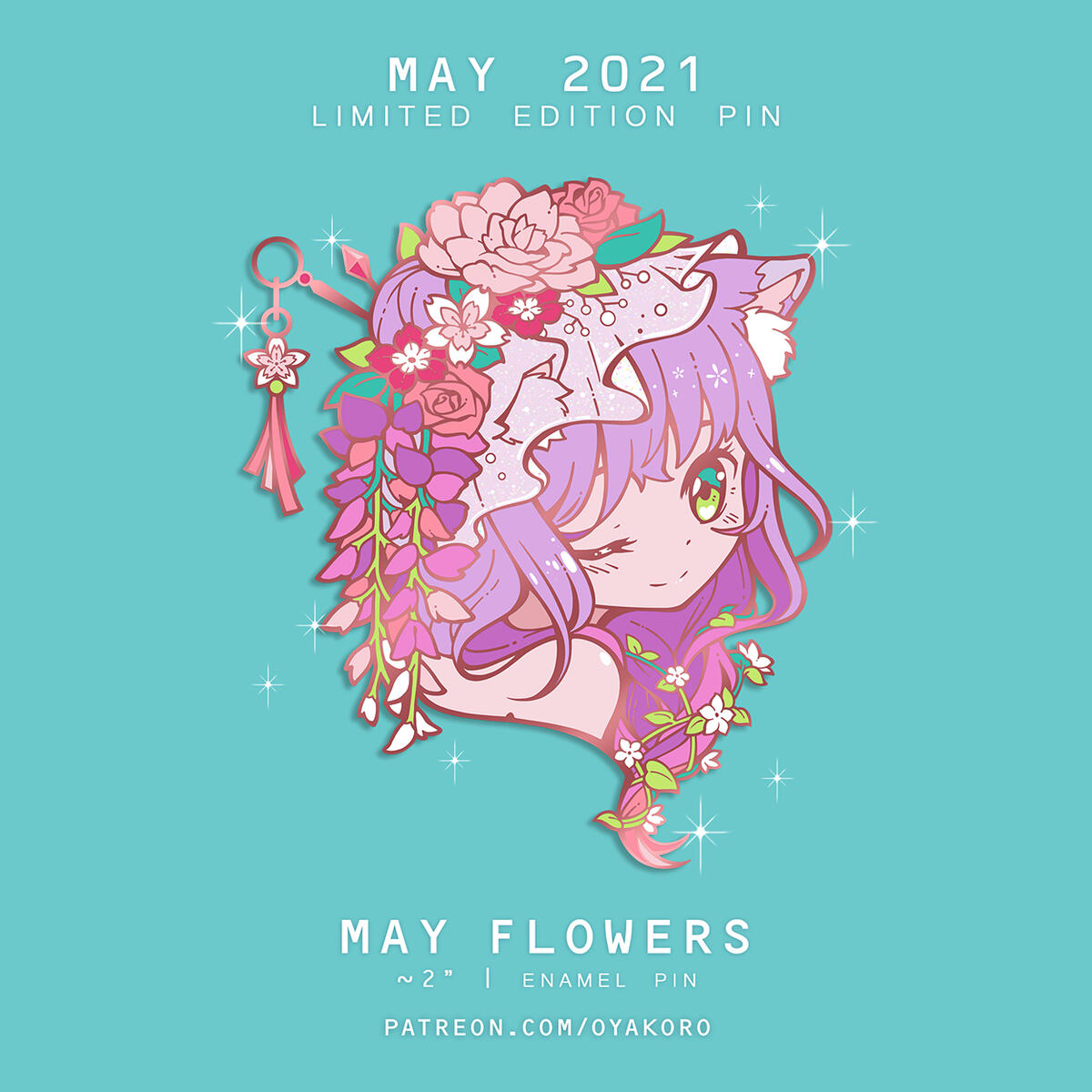 May Flowers LE (Patreon Pin Club) May Flowers LE (Patreon Pin Club)