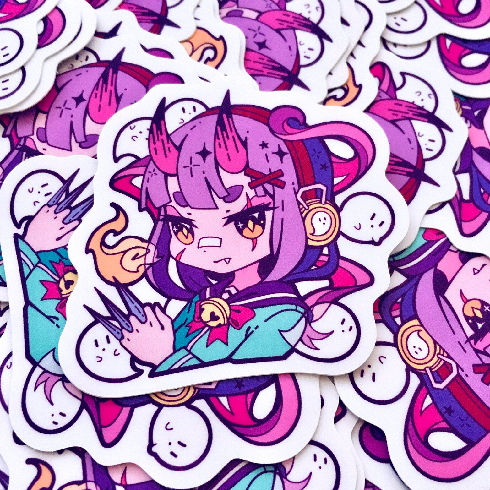 Oni Siblings: Oni Girl Sticker Oni Siblings: Oni Girl Sticker
