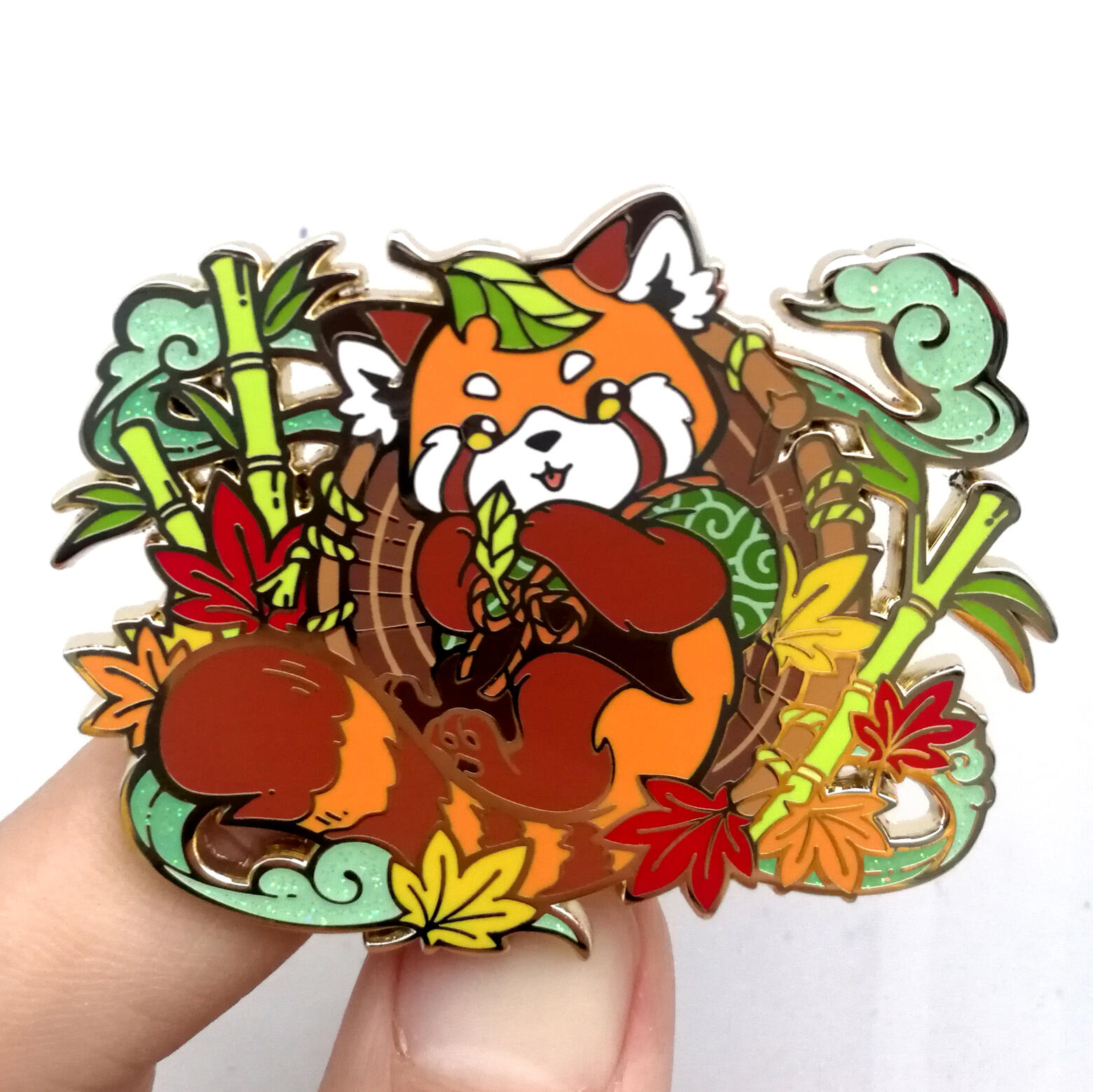 Red Panda Tanuki: Kazuhiko Pin Red Panda Tanuki: Kazuhiko Pin