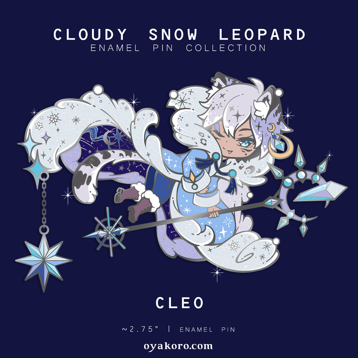 Cleo: Cloudy Snow Leopard Cleo: Cloudy Snow Leopard