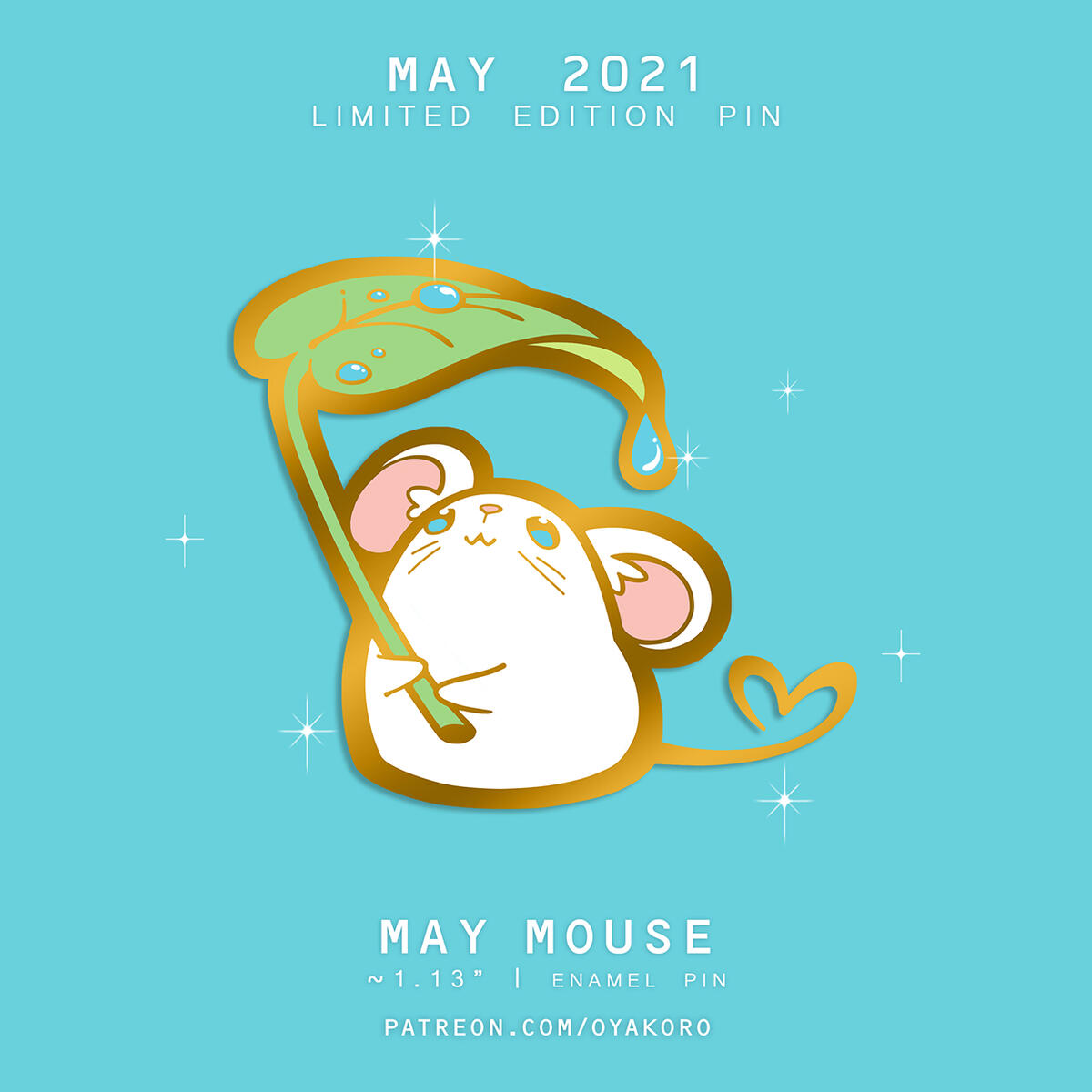 May Mouse LE (Patreon Pin Club) May Mouse LE (Patreon Pin Club)