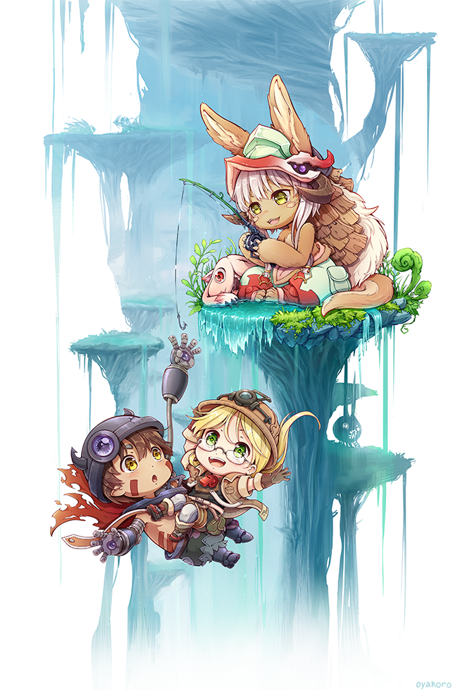 Made in Abyss Nanachi, Reg, Riko - Fishing Made in Abyss Nanachi, Reg, Riko - Fishing
